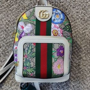 Gucci floral back pack